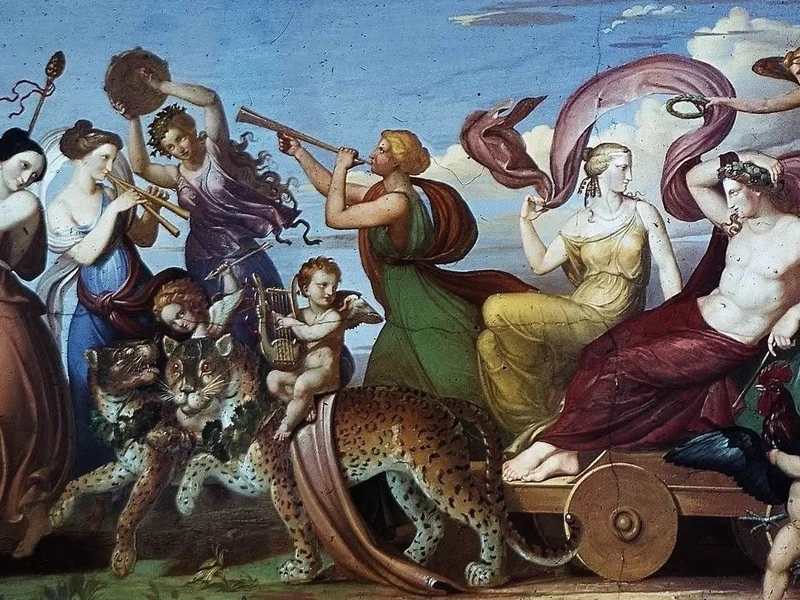 1787-Johann Friedrich Dietrich - Il trionfo di Bacco